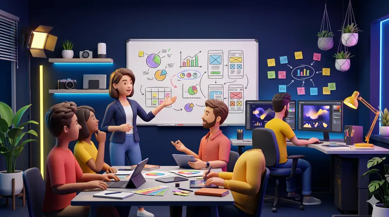 Branding and brand strategy agency in Kerala: True Connect designers building a brand identity